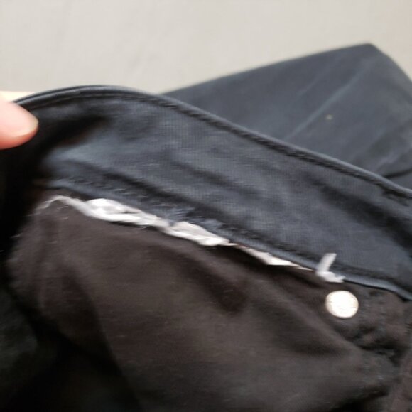 Levis Premium 711 Skinnyblackwomens Jeans Size 29 - Picture 7 of 10